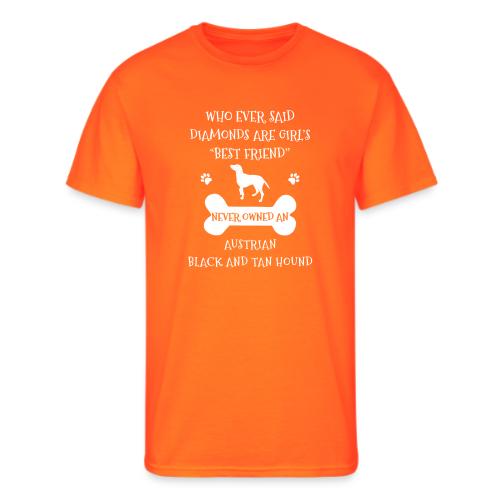 Best Friend Is Austrian Black And Tan Hound Cool - Men's 50/50 T-Shirt