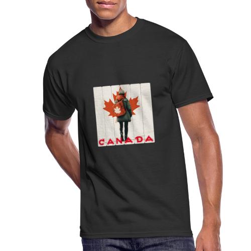 Canada: Proud Canadian Woman - Men's 50/50 T-Shirt