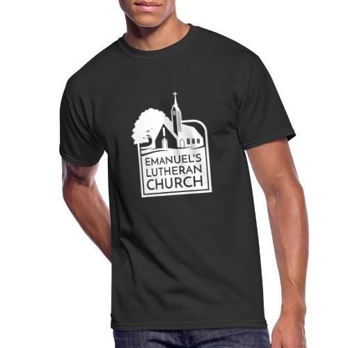 Single Vertical white2 - Men's 50/50 T-Shirt