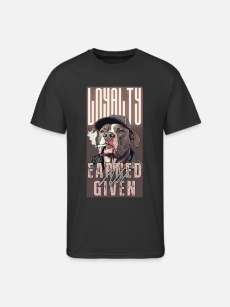 Loyalty Earned Not Given - Men's 50/50 T-Shirt - black