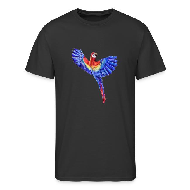 Scarlet macaw parrot
