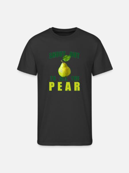 Shout Out To All The Pear - Men's 50/50 T-Shirt - black