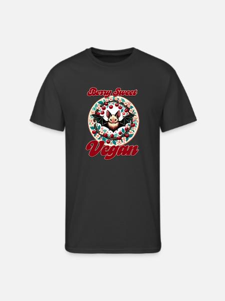 Berry Sweet Vegan - Men's 50/50 T-Shirt - black