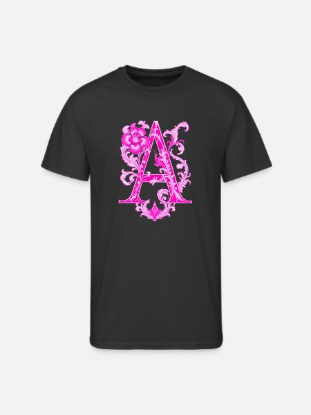 The A - Men's 50/50 T-Shirt - black