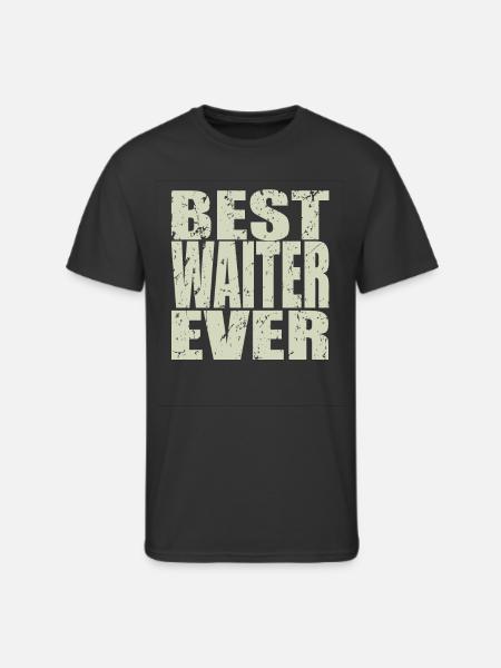 Best Waiter Ever Waiter Gift - Men's 50/50 T-Shirt - black