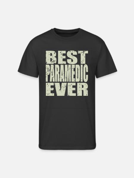Best Paramedic Ever Paramedic Gift - Men's 50/50 T-Shirt - black