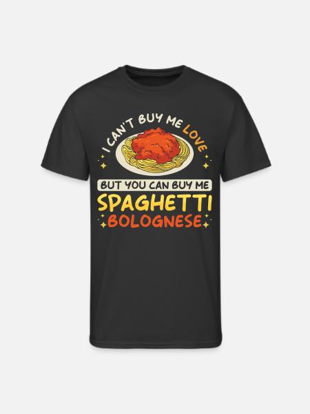 Spaghetti Bolognese - Men's 50/50 T-Shirt - black