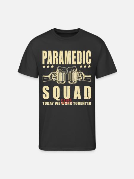 Paramedic Party Crew | Paramedic Squad - Men's 50/50 T-Shirt - black