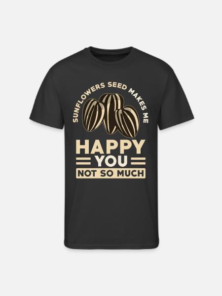 Sunflower Seeds - Men's 50/50 T-Shirt - black
