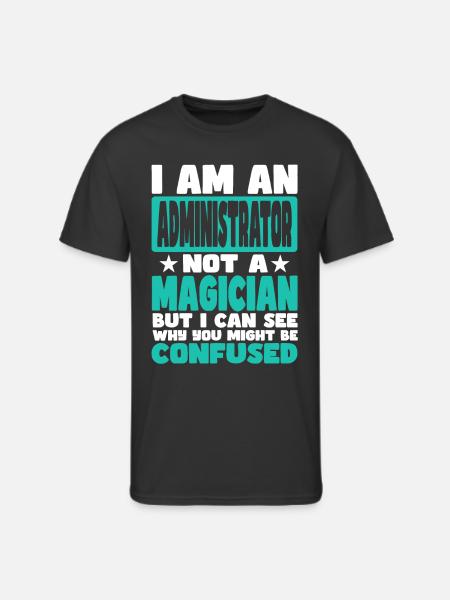 Administrator - Men's 50/50 T-Shirt - black