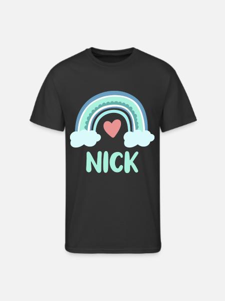 Nick Name Rainbow Baby - Men's 50/50 T-Shirt - black