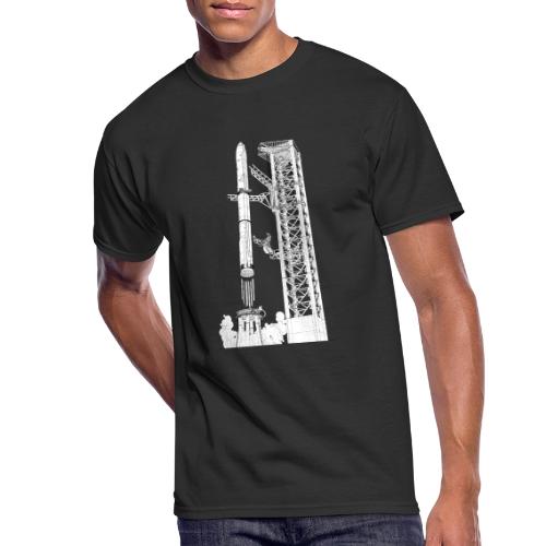 Starship Super-Heavy Lift Launch Vehicle - No Text - Men's 50/50 T-Shirt