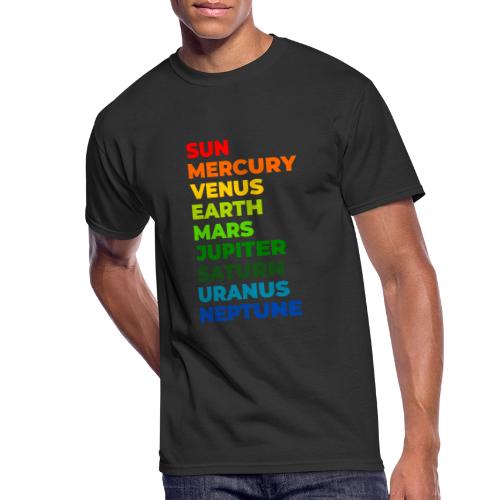 Color the solar system - Men's 50/50 T-Shirt