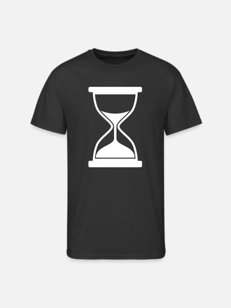 Minimal Hourglass Silhouette - Men's 50/50 T-Shirt - black