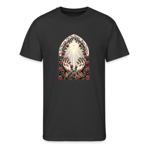 Easter By His Wounds Healed T Shirt, Renewal Gift - Men's 50/50 T-Shirt