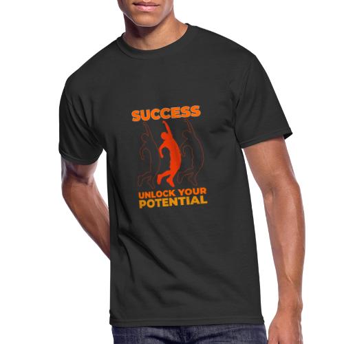 Unlock Success - Men's 50/50 T-Shirt