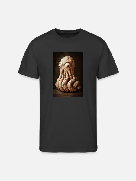 Peanut Octopus Madness - Men's 50/50 T-Shirt - black
