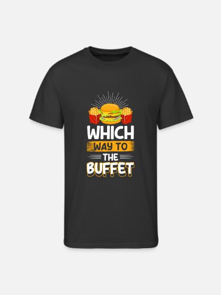 Menu Meal Big Eaters - Men's 50/50 T-Shirt - black