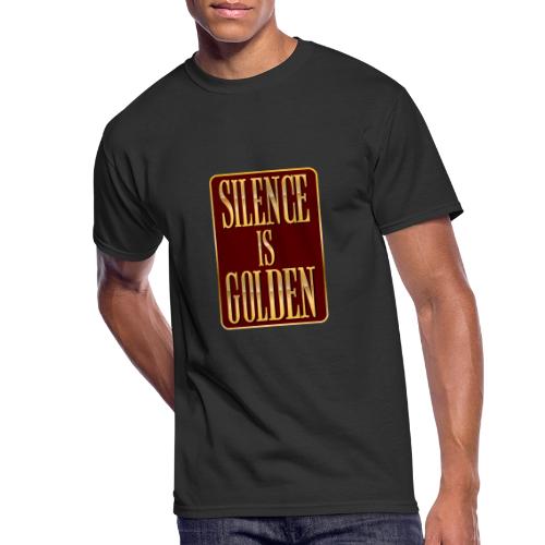 Silence Is Golden - Men's 50/50 T-Shirt