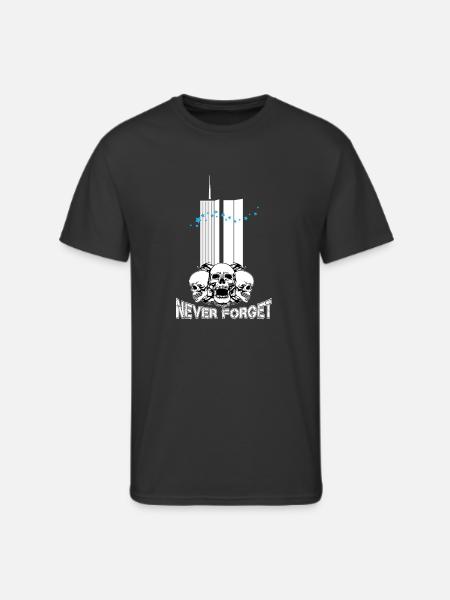 911 Never forget white - Men's 50/50 T-Shirt - black