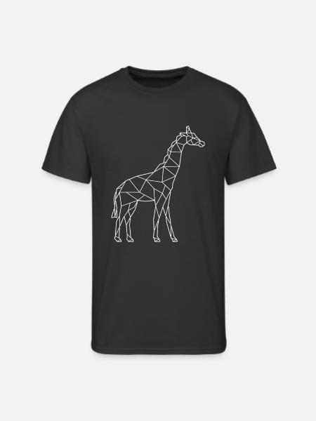 Giraffe low poly - Men's 50/50 T-Shirt - black