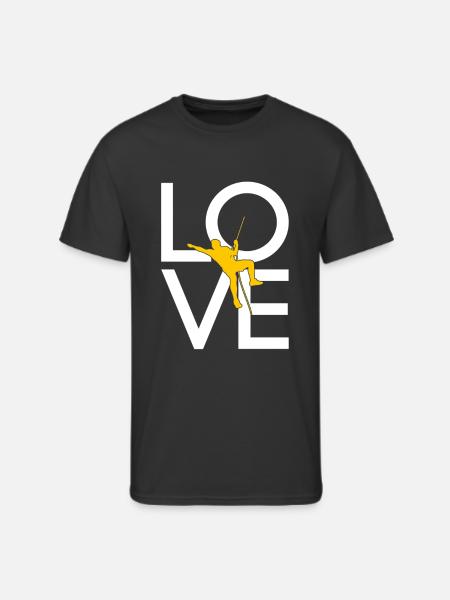 climbing - Men's 50/50 T-Shirt - black