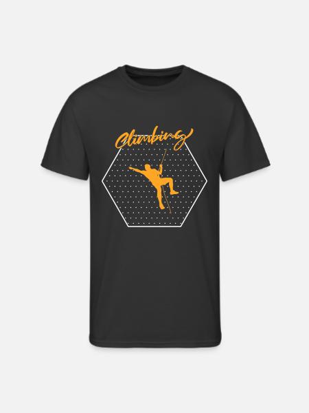 climbing - Men's 50/50 T-Shirt - black