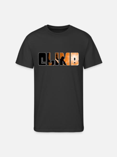 climb - Men's 50/50 T-Shirt - black