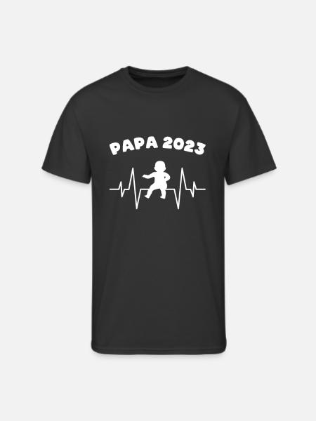 papa 2023 - Men's 50/50 T-Shirt - black
