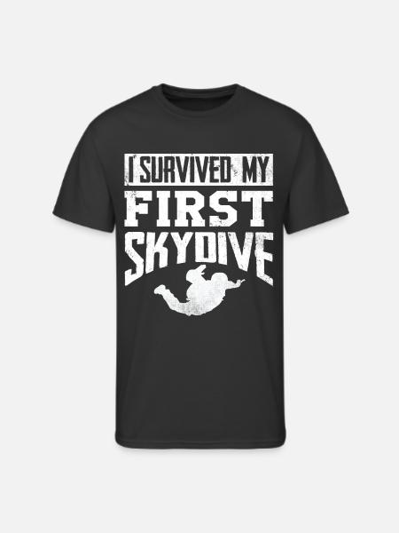 Skydiving, Skydiver - Men's 50/50 T-Shirt - black