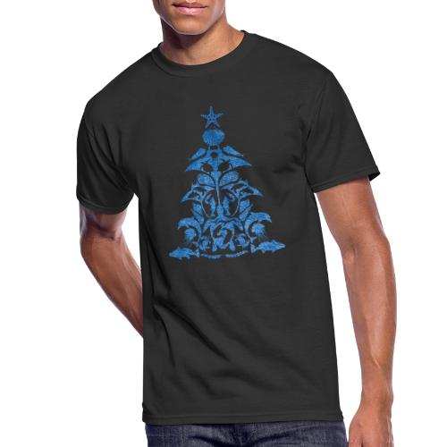 Coastal Christmas Tree Solo - Men's 50/50 T-Shirt