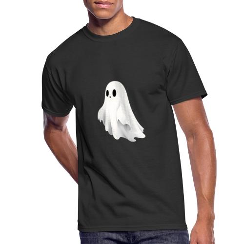 Cute Ghost Cartoon Design - Men's 50/50 T-Shirt