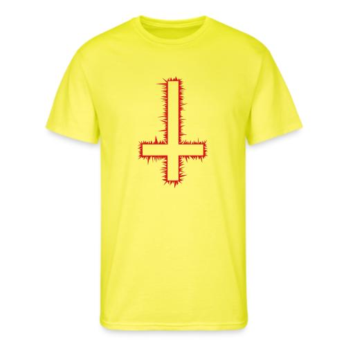 Inverted Cross - Men's 50/50 T-Shirt