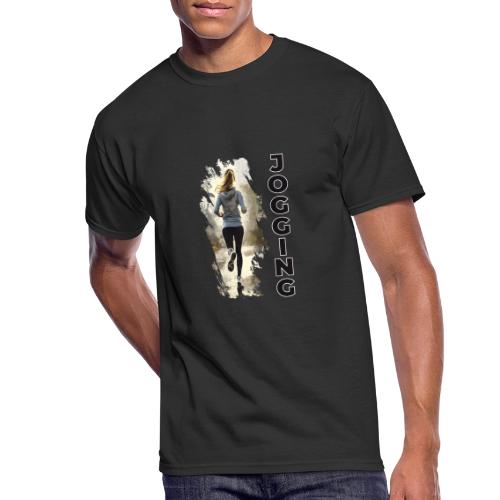Jogging: Run into Motion - Men's 50/50 T-Shirt