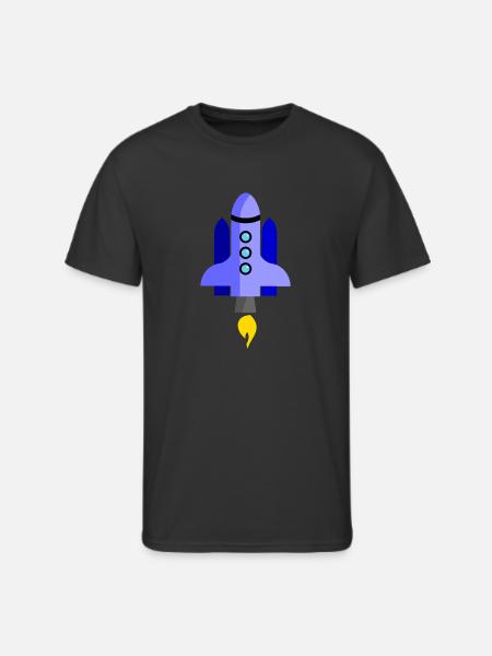 Rocket 1 - Men's 50/50 T-Shirt - black