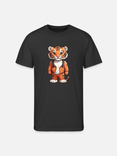 TIGER KING - Men's 50/50 T-Shirt - black