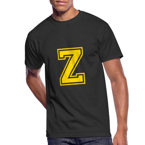 Letter Z – Capital Athletic Alphabet Monogram - Men's 50/50 T-Shirt