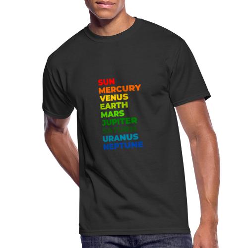 Color the solar system - Men's 50/50 T-Shirt