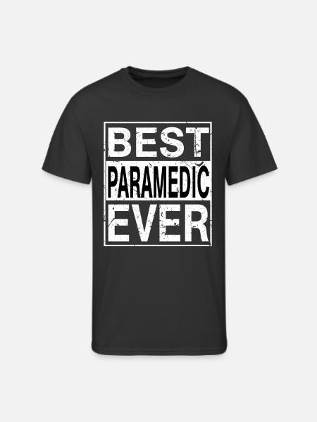 Best Paramedic Ever Paramedic Gift - Men's 50/50 T-Shirt - black