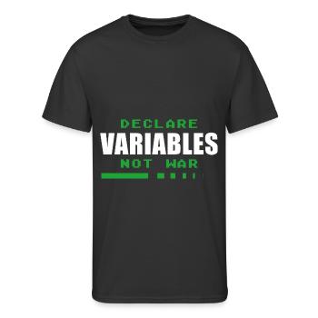 Programmer Geek Computer Programming Coder Lovers - Men's 50/50 T-Shirt - black - Front - Jackson (183cm)