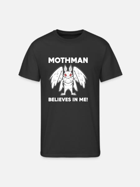 Mothman Believes In Me - Men's 50/50 T-Shirt - black
