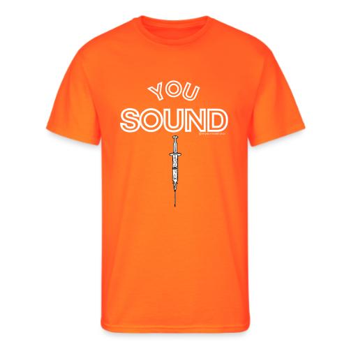 You Sound Shot (White Lettering) - Men's 50/50 T-Shirt