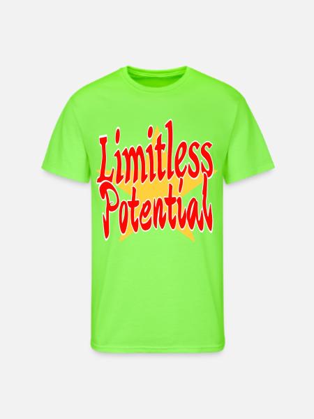 Limitless Potential - Men's 50/50 T-Shirt - neon green