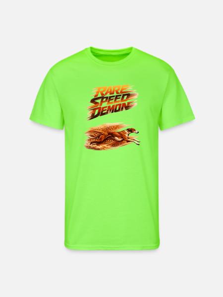 Rare Speed Demon Runner - Men's 50/50 T-Shirt - neon green