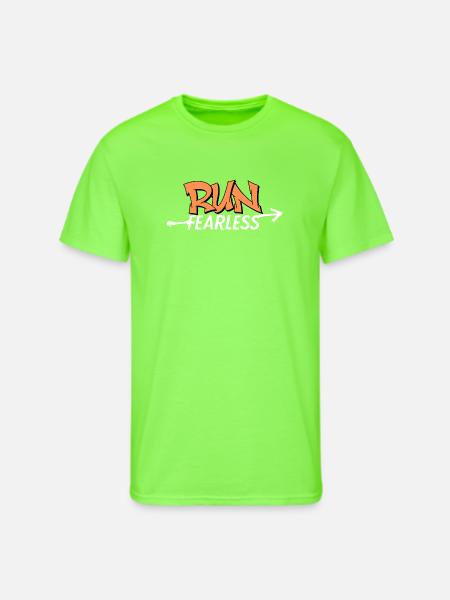 Run Fearless - Men's 50/50 T-Shirt - neon green