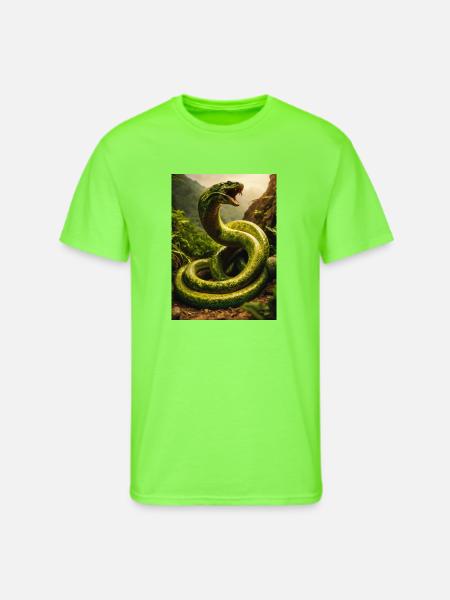 Titanoboa: prehistoric predator. - Men's 50/50 T-Shirt - neon green