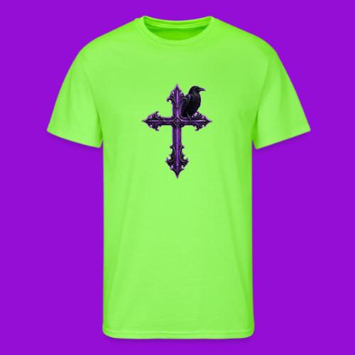 Gothix Raven Cross - Men's 50/50 T-Shirt
