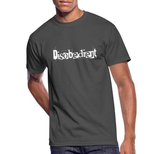 Disobedient Bad Girl White Text - Men's 50/50 T-Shirt