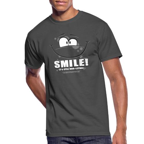 Smile - it's still non-lethal - Men's 50/50 T-Shirt