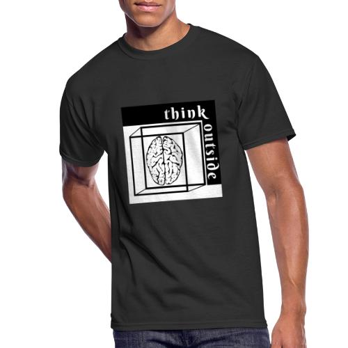 think outside the box - Men's 50/50 T-Shirt